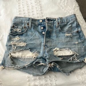 Levi's 501 denim shorts